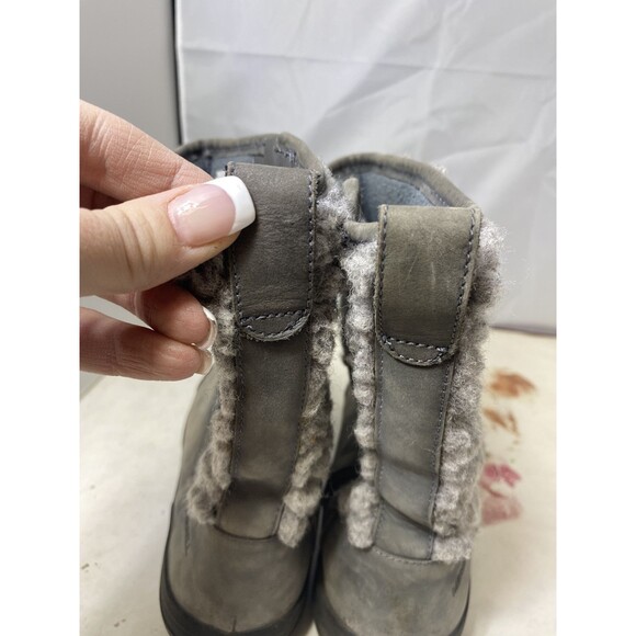 MERRELL Encore Kassie Tall Wool Fashion Boot Size 7 Castlerock Gray Side Zip - Picture 5 of 12